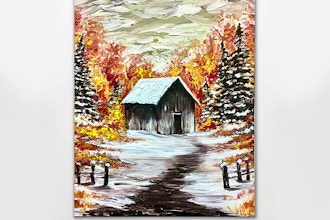 Paint Nite: Colors by the Cabin